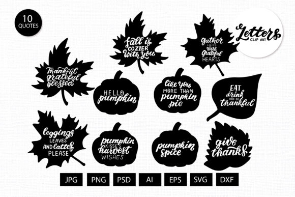 Autumn Quotes SVG: A Graphic Design Asset for Seasonal Illustrations