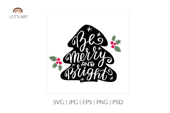 Be Merry and Bright Xmas Tree Svg Review