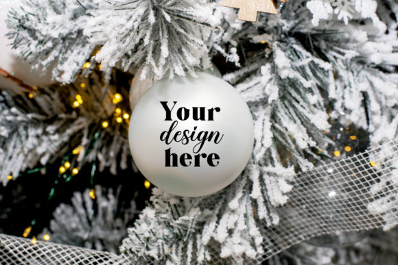 Christmas Bauble Mockup: A Graphic Asset for Christmas Amp Designs