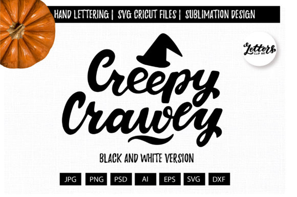 Creepy Crawly Halloween Phrase with Magi Graphics