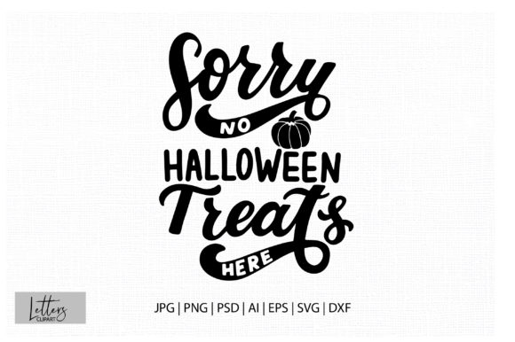 Halloween Graphics: Sorry, No Hallowenn Treats Here