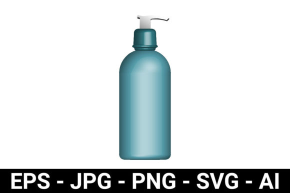 Hand Sanitizer Dispenser Mockup for Graphics and Bottles Amp
