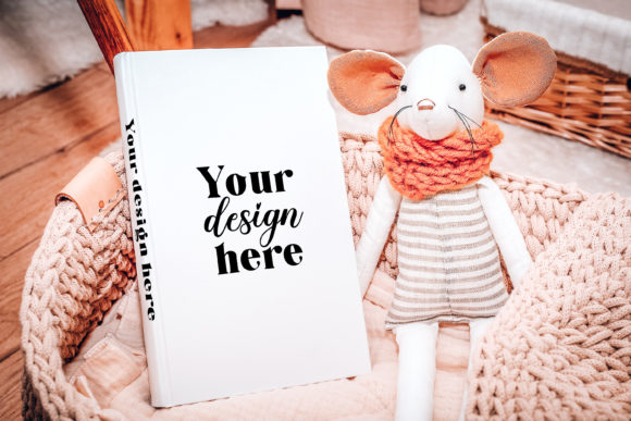 Hardcover Book Mockup 6 for Graphics and Book Amp Projects