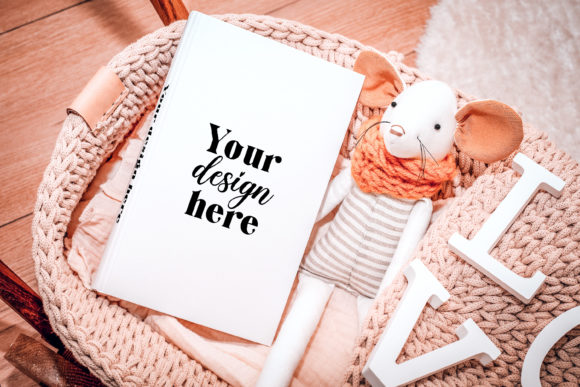 Hardcover Book Mockup 8 for Graphics and Book Amp Projects