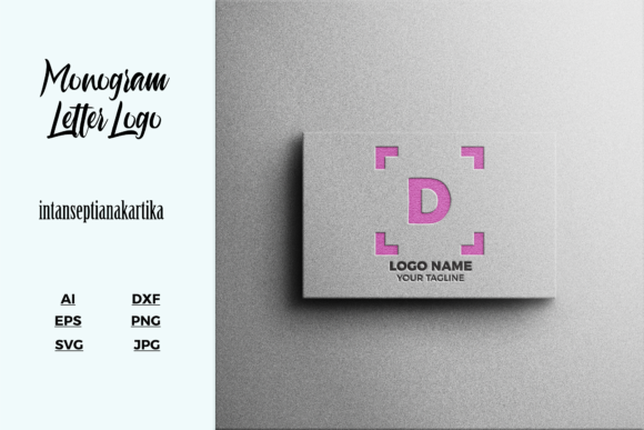 Logo Letter D Mockup for Local Business Branding and Graphics