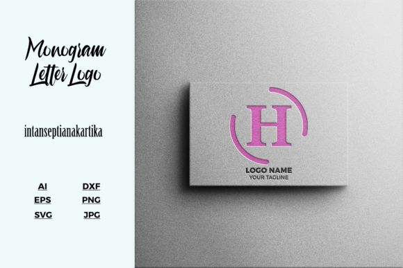 Logo Letter H Mockup Texture: A Versatile Graphic Design Asset for Logos and Web Content