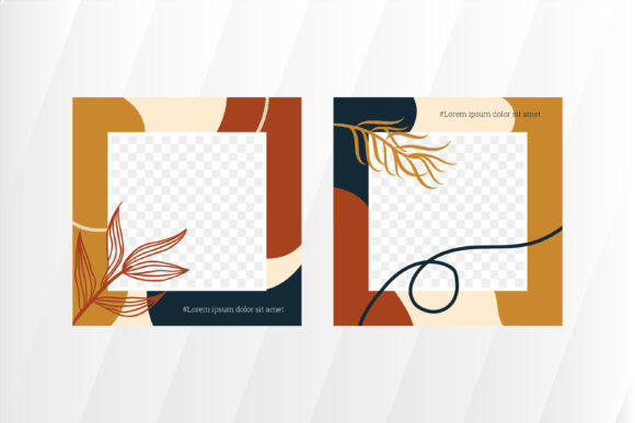 Photo Pastel Liquid Square Banner for Graphics and Product Mockups