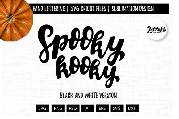 Spooky Kooky Halloween Kids Phrase Graphics
