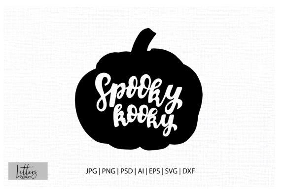 Spooky Kooky Inside a Pumpkin Graphics Freebie